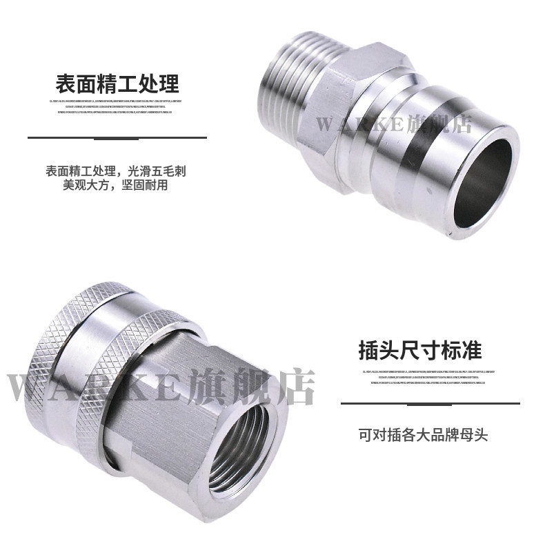 6TSF 不銹鋼 4TPM 6TPM 8TSM 3TSF 大流量 快速接頭 快插水 接頭 相容TSP | 蝦皮購物