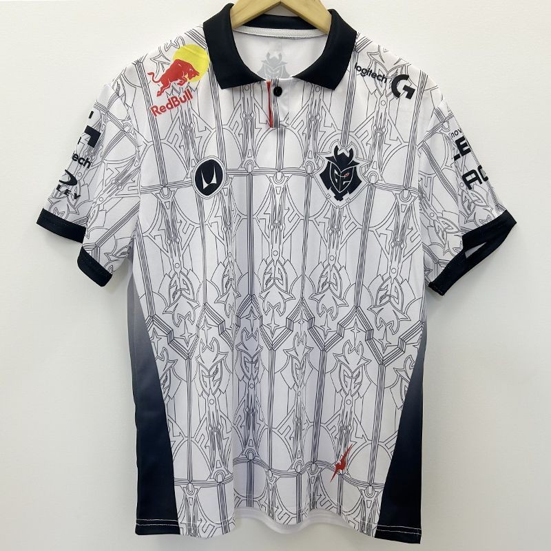 可開發票 【涼爽透氣】G2隊服2024CS2衣服CSGO戰隊NIKO衕款m0NESY上海major短袖T恤polo | 蝦皮購物