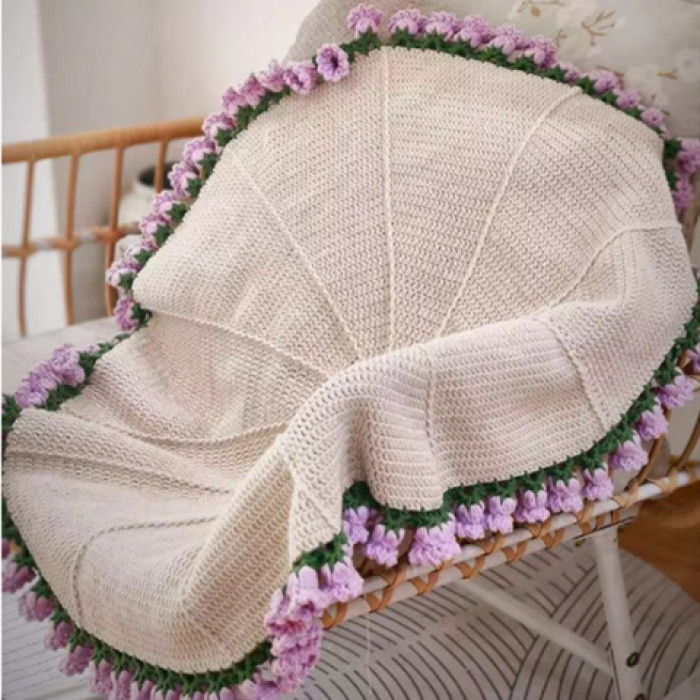 ⚡現貨秒發⚡花束毛毯 玫瑰花束毯子 手工毛綫diy花束毯子 蓋毯全套材 變花束創意禮物手工編織毯子 母親節禮物 | 蝦皮購物