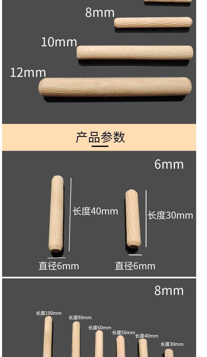 圓木肖木塞木棒木榫棒斜紋木釘楔子床配件木栓木銷木楔家具連接件 | 蝦皮購物