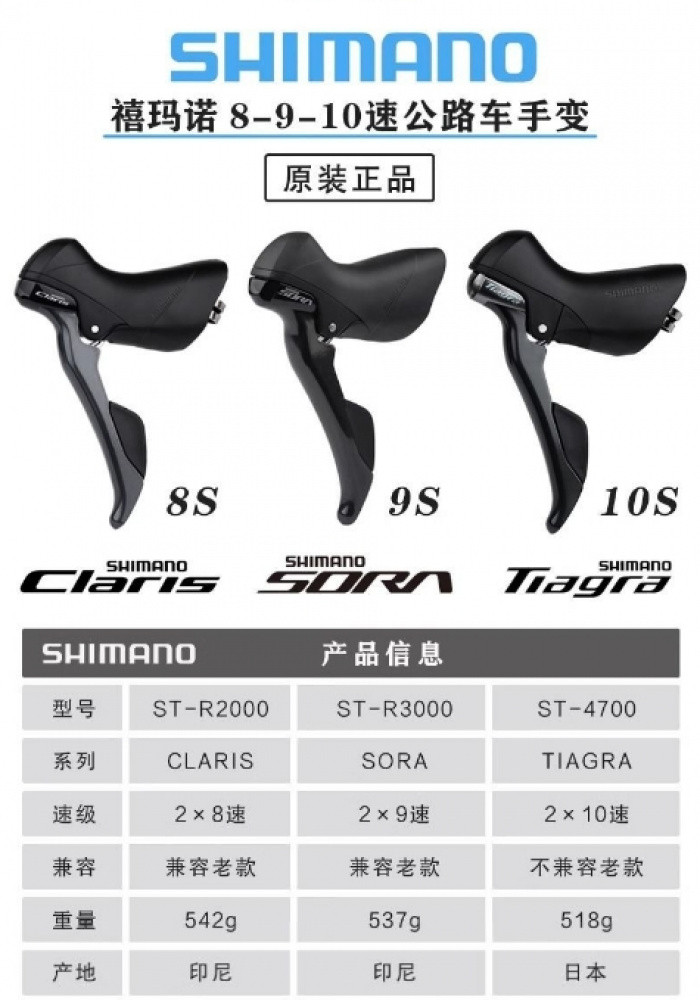 可開發票 R2000/R3000手變公路車8/9/10速變速器16/18前後撥 公路自行車手變 手變調速器 公路車變速器 | 蝦皮購物