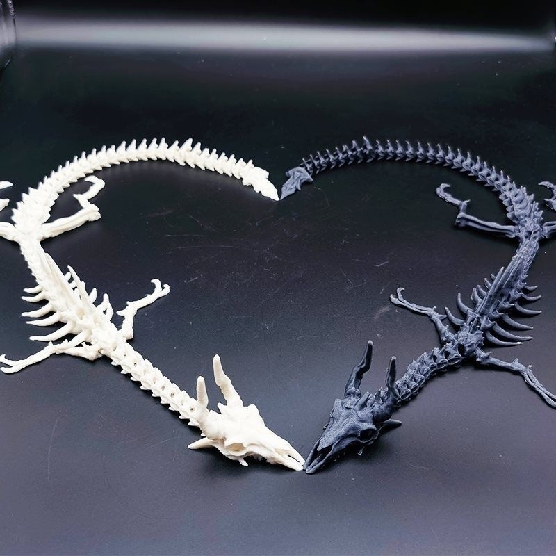 臺灣熱銷⭐新款手辦骨龍cos朋克複仇闇黑哥特龍之骨ins掛件飾品3d打印龍骨架 | 蝦皮購物