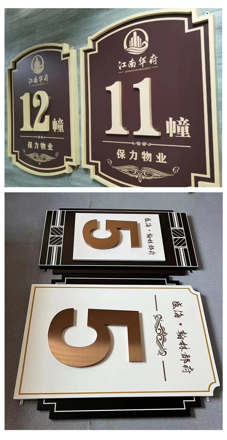 可開發票高檔小區別墅樓號牌仿古樓棟牌不銹鋼單元牌樓層牌房地産門牌定製 高檔別墅門牌 門牌訂製 家門號牌地址門牌招牌 | 蝦皮購物