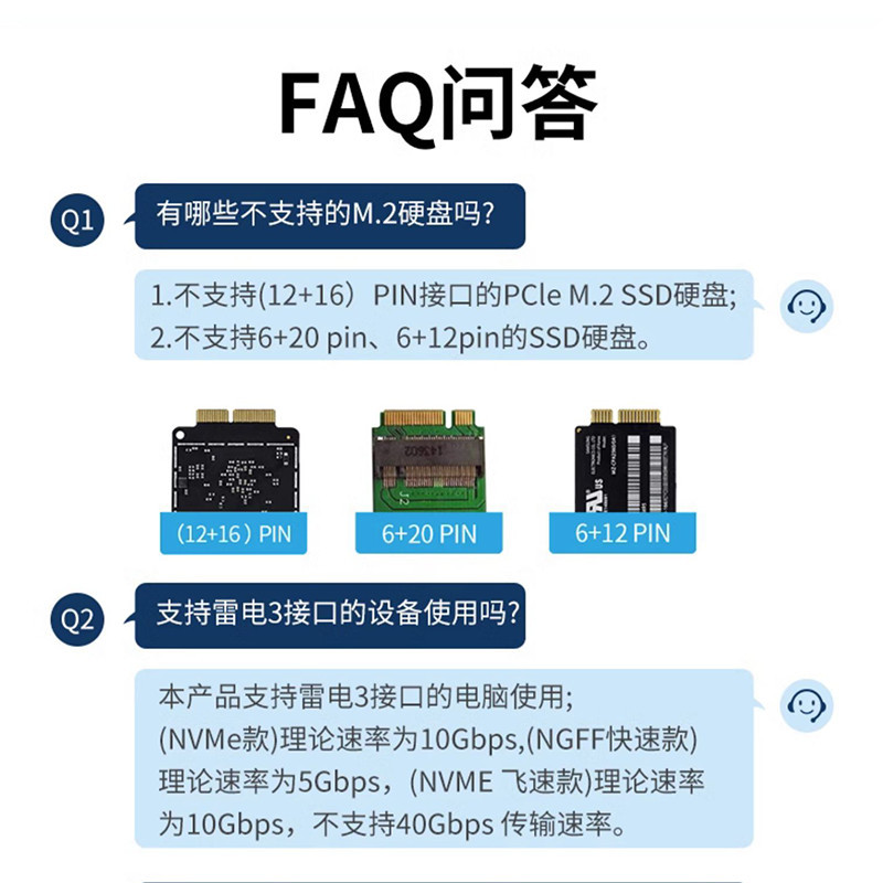 奥睿科(ORICO)M.2 NVMe/NGFF双协议硬盘盒 Type-c3.1接口固态SSD外置盒适用笔记本电脑TCM2 | 蝦皮購物