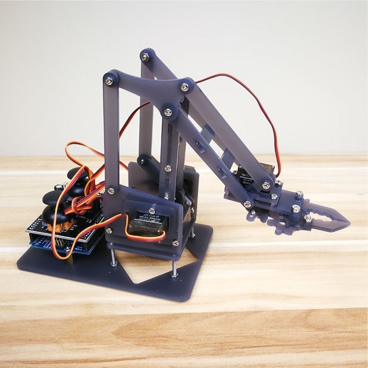 XY桌麵機械臂亞克力 圖形編程敎育機械手 arduino機器人電子DIY套件 | 蝦皮購物