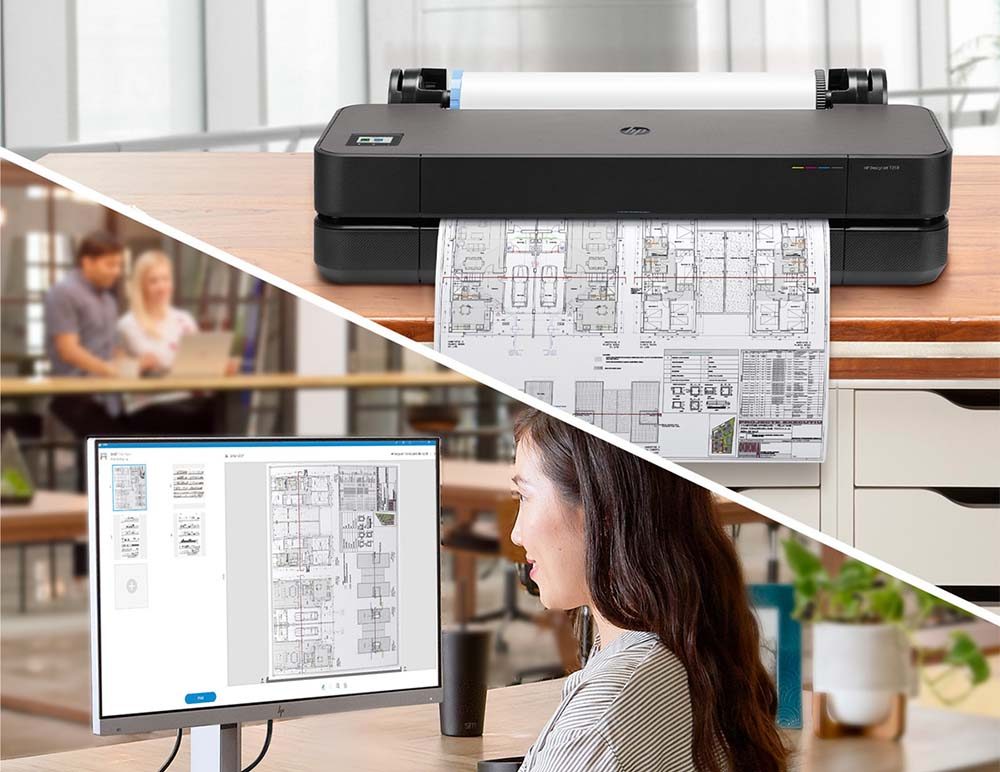 HP DesignJet T250【汰舊換新機+3年保固】24吋彩色噴墨CAD繪圖機【官方旗艦館】 | 蝦皮購物