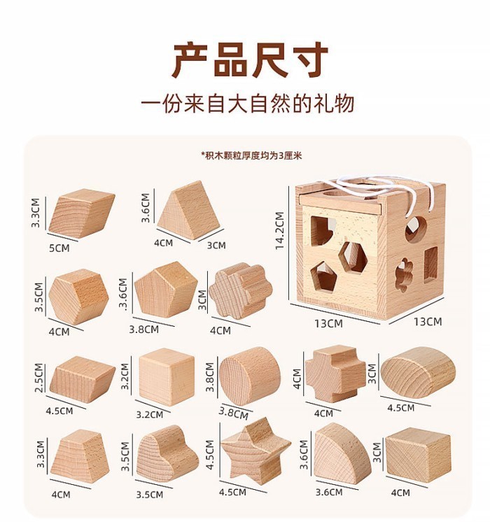 新品+~ 蒙特梭利感官教具早期教育玩 具幾何分類盒幾何投入盒國際版 | 蝦皮購物