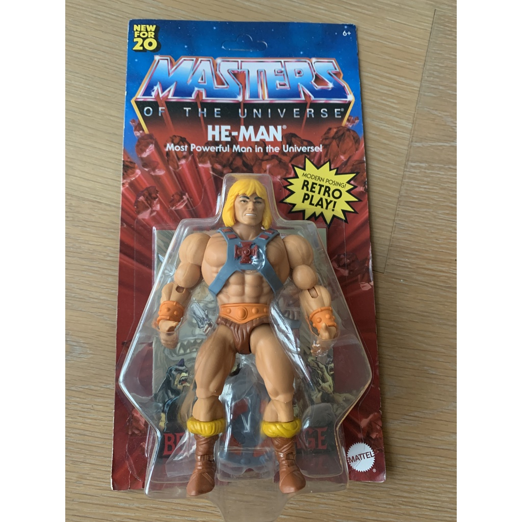 Mattel 太空超人 MOTU HE-MAN 5.5吋公仔 | 蝦皮購物