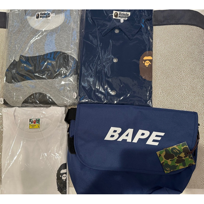 全新2023 BAPE A bathing Ape 福袋新年快樂正品sz. L M 現貨出清一組4