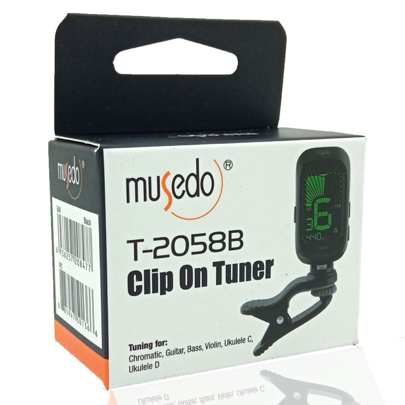 MUSEDO T-2058B 多功能電子調音器 可調A4頻率 吉他，貝司，小提琴，烏克麗麗，等各種樂器 | 蝦皮購物