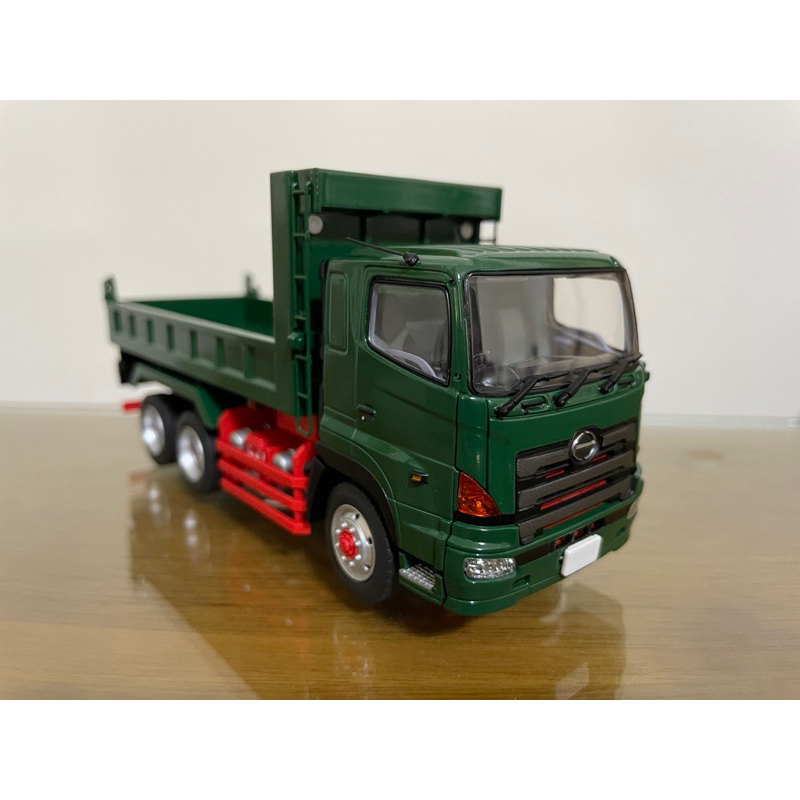 絕版1/50 Ken Kraft HINO 700 日野10輪砂石車綠色1:50 舉斗6×4 日規頃