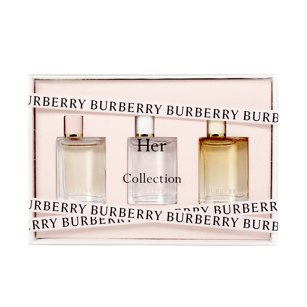 Burberry Her 經典限定禮盒5ml(Her淡香精+Her淡香水+倫敦之夢淡香精