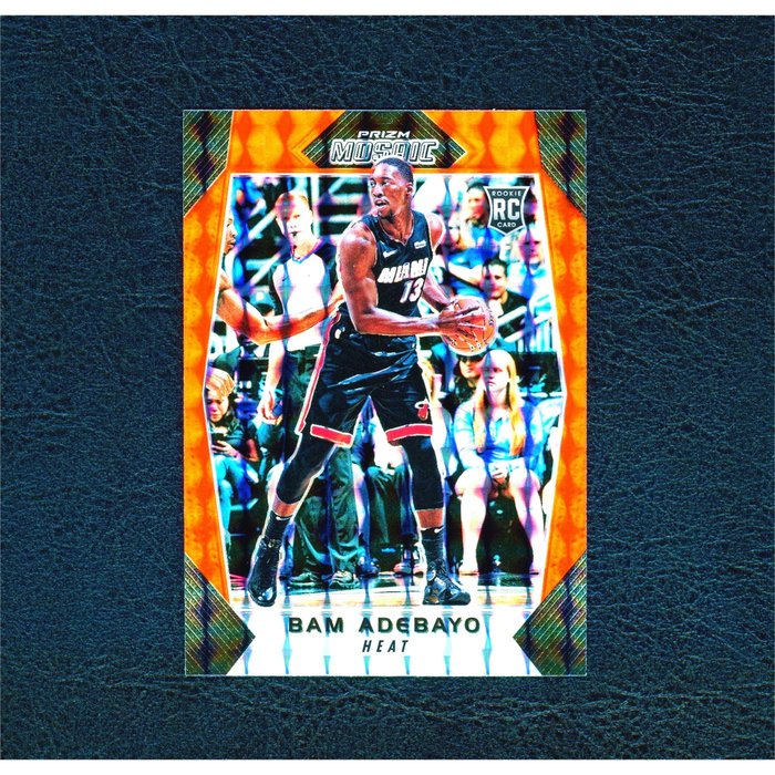 馬賽克橙亮！(RC) 小魔獸Bam Adebayo 漲值保證Prizm Mosaic Orange