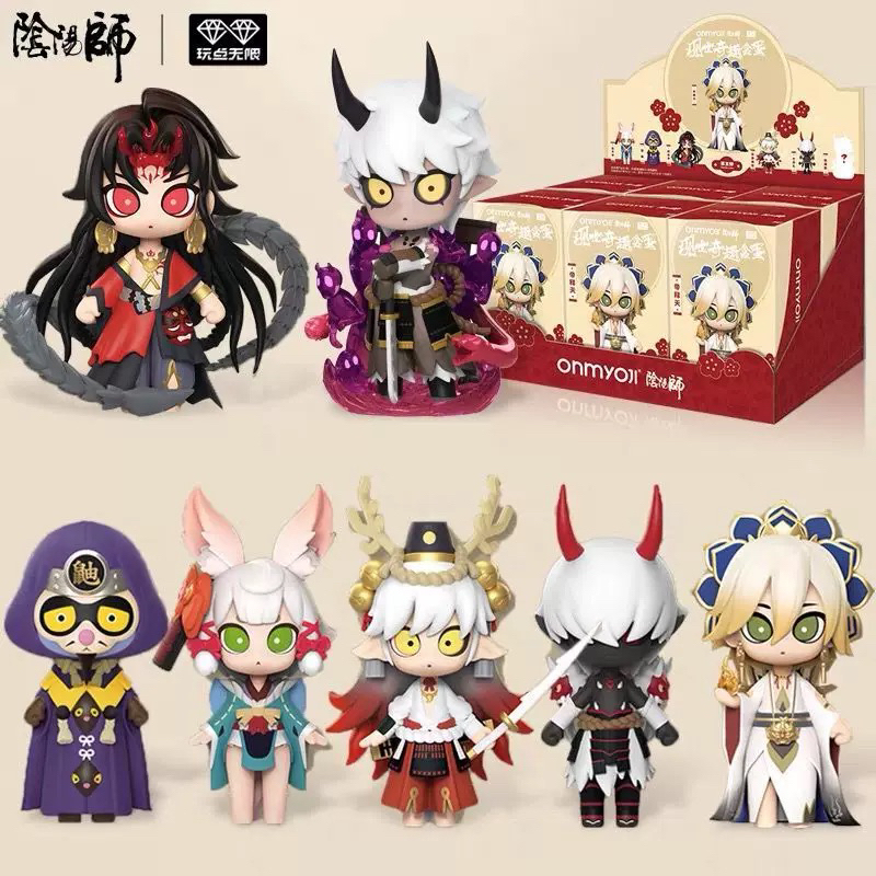 現貨陰陽師onmyoji 盲盒現世奇趣盒蛋第五彈大岳丸鈴鹿御前追月神鐮鼬盲