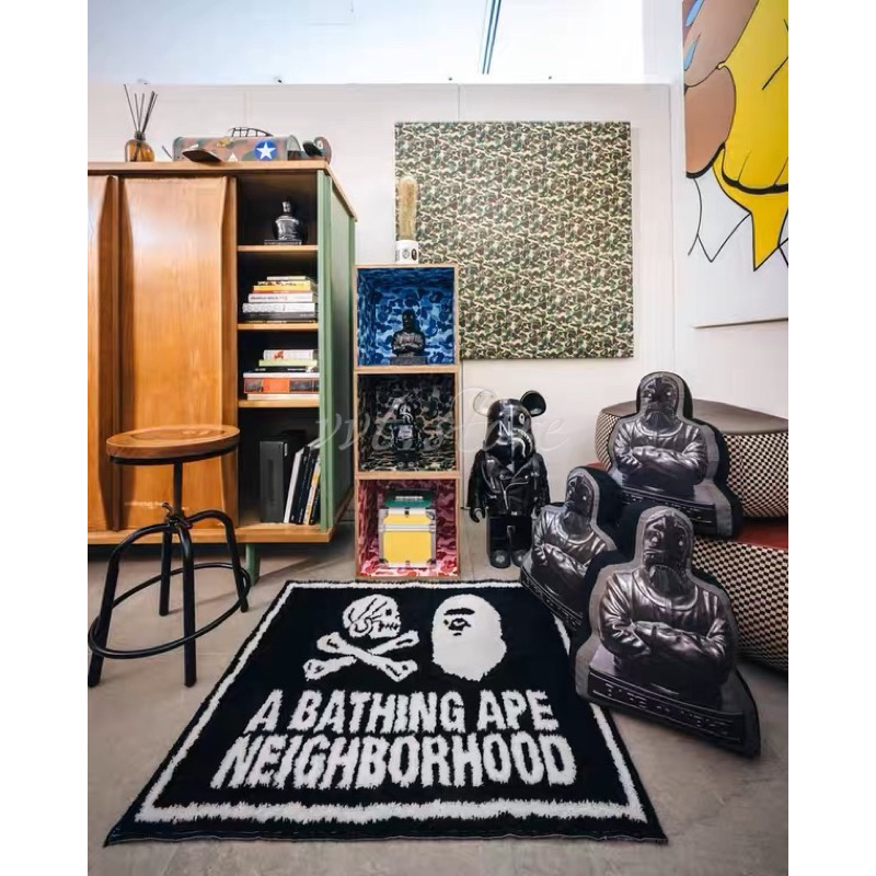 NEIGHBORHOOD 22AW BAPE NBHD RUG MAT 聯名款地毯地墊地鋪擺飾| 蝦皮購物
