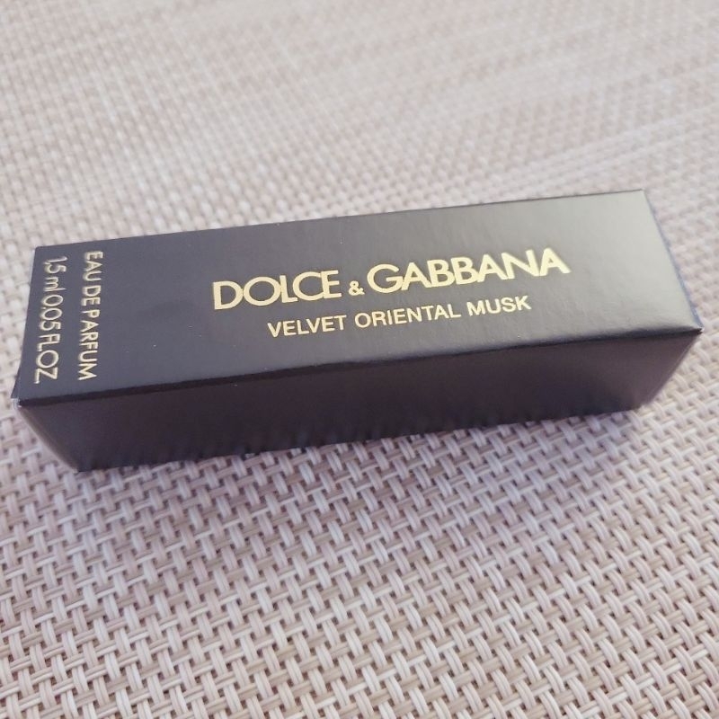 DOLCE & GABBANA VELVET ORIENTAL MUSK 絲絨高訂系列 東方麝香淡香精 1.5ml 蝦皮購物