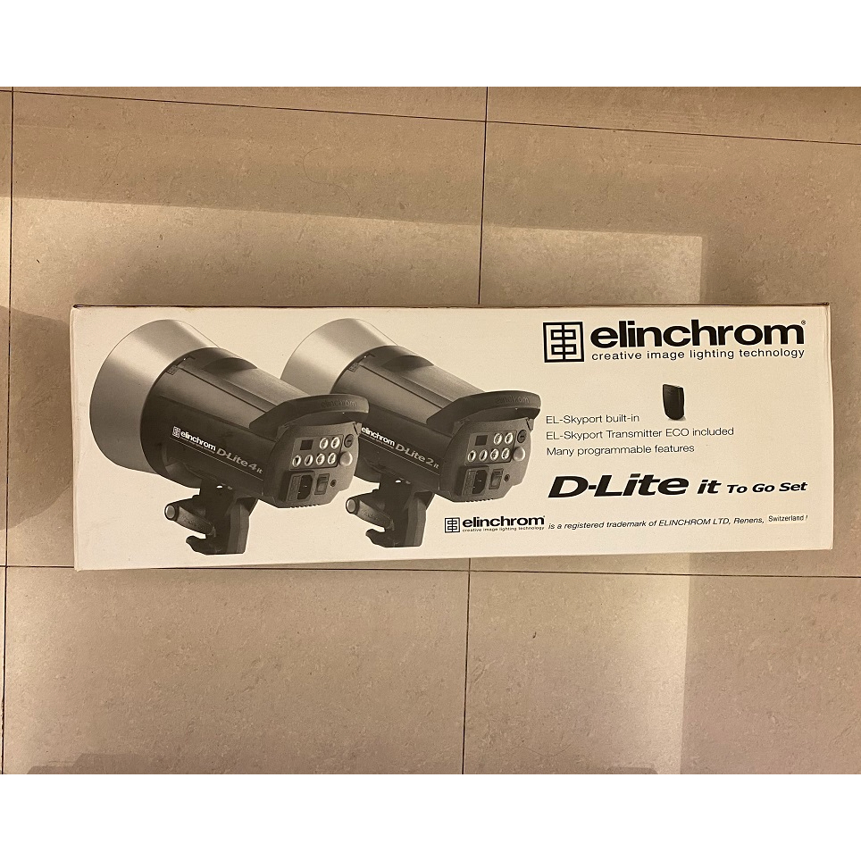 現貨】全新Elinchrom D-Lite 4 it To Go Set 雙燈400W 套組正成公司貨