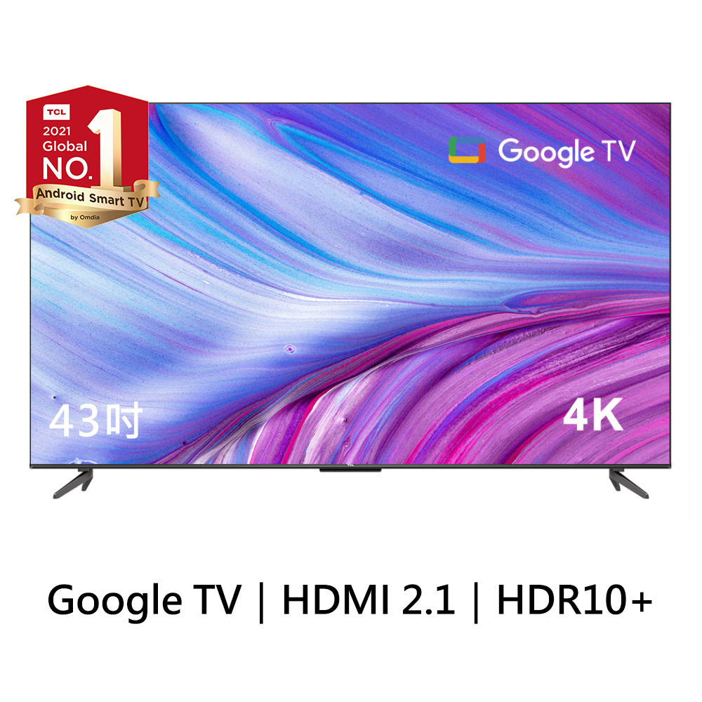 TCL 43吋 P737 4K Google TV 智能連網液晶顯示器【僅配送】43P737 | 蝦皮購物
