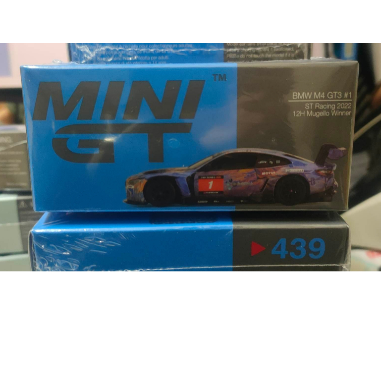 Mini GT 1:64 BMW M4 GT3 #1 2022 12H Mugello Winner #439