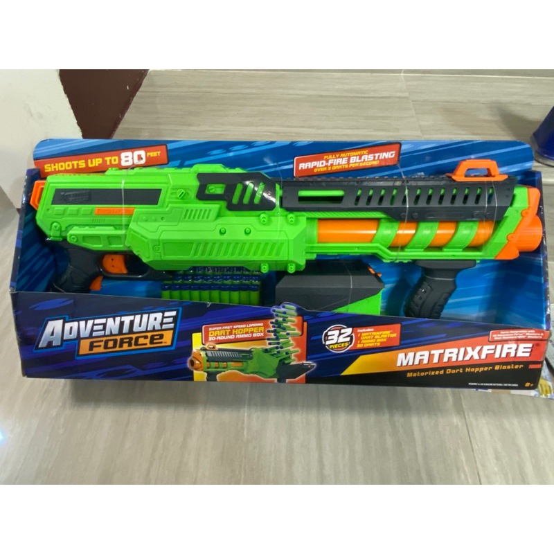 超強電動連發90fps Adventure Force Matrixfire Motorized Blaster 蝦皮購物