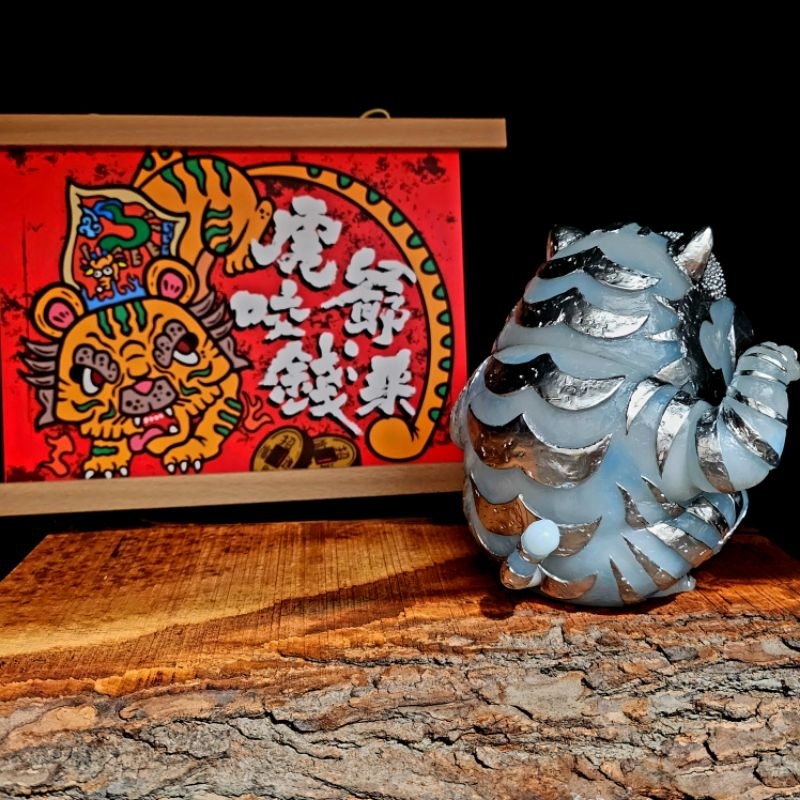 怪獸天團】非売品癸KuiStudio 許山姆金虎白虎爺虎爺4th 塗裝完成