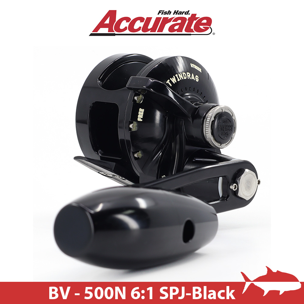 【搏漁所釣具】Accurate BV 500N 6:1 Valiant 單速 SPJ 捲線器 獨家2年免費保養 美國製造