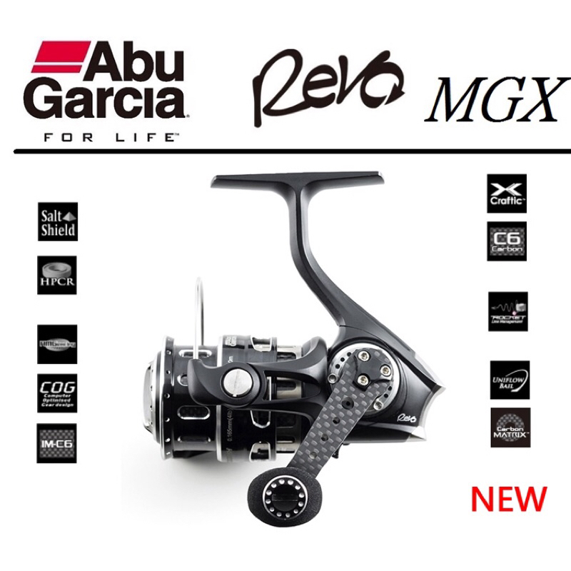 ◎百有釣具◎瑞典ABU Garcia REVO MGX 紡車式捲線器3000SH 讓全世界的