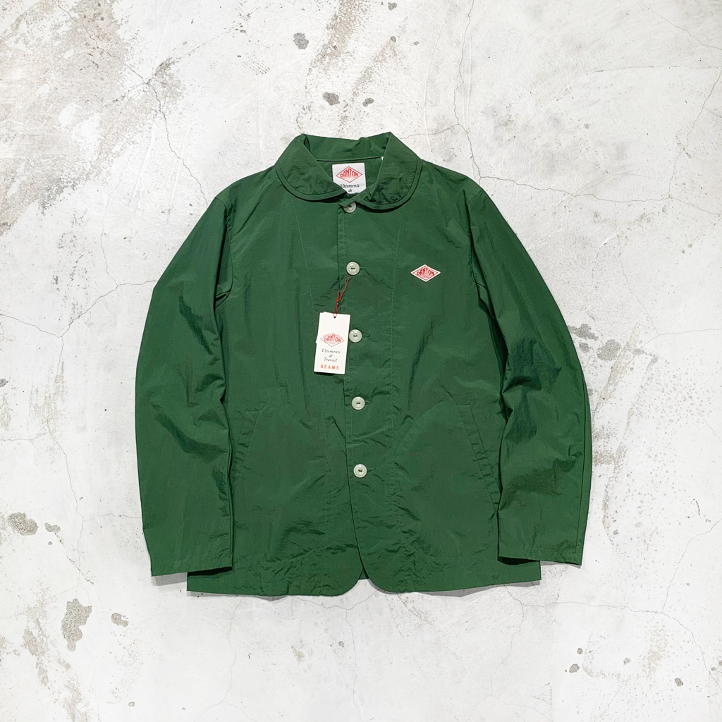 【工工】全新 Beams Plus X Danton 尼龍 Coverall Jacket 輕薄款 森林綠 休閒外套