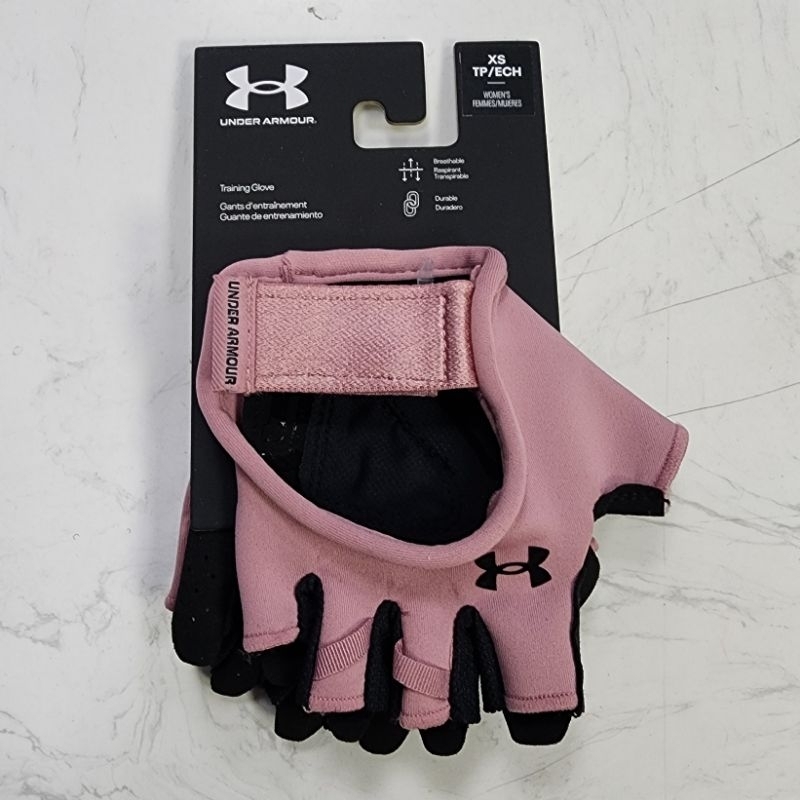 UA 安德瑪 Under Armour 女士 重訓手套 健身手套 訓練手套 1377798-697 | 蝦皮購物