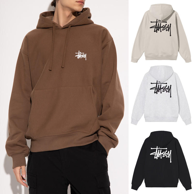 STUSSY BASIC LOGO HOODIE 10色基本款背大logo 帽t 連帽長袖情侶款男女