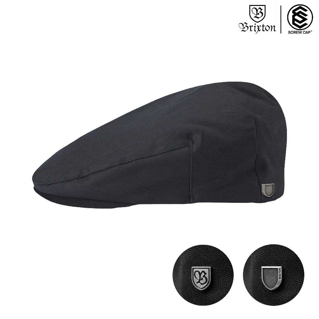 BRIXTON 小偷帽HOOLIGAN CAP 黑色基本款鴨舌帽復古正式百搭⫷ScrewCap