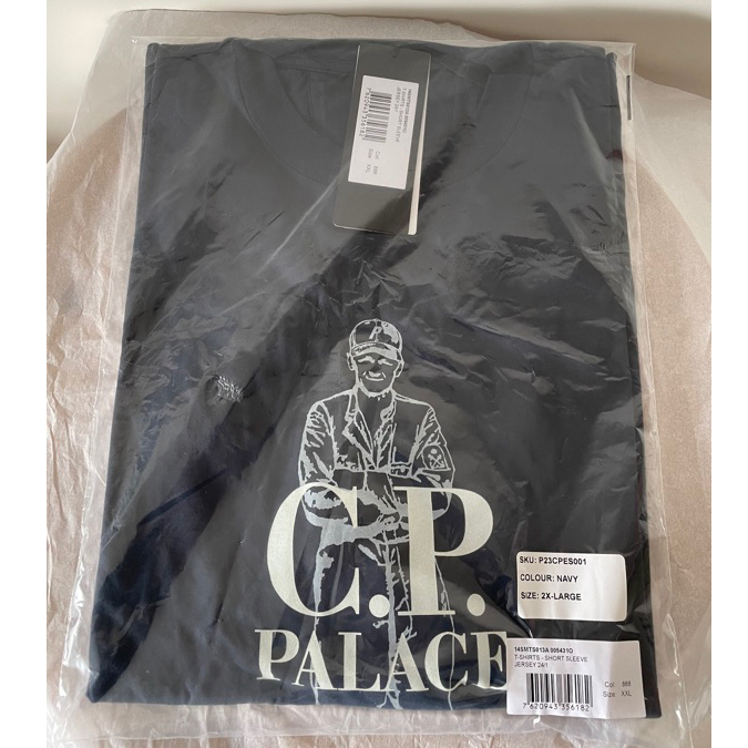 Palace C.P. Company Logo T-Shirt Navy 短袖2XL 現貨| 蝦皮購物