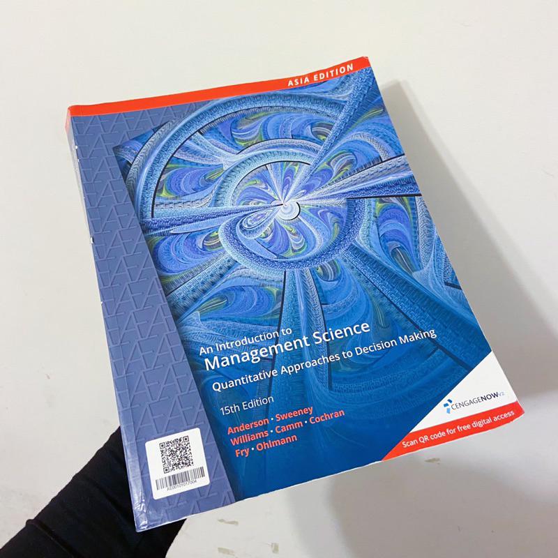 An Introduction to Management Science 15th Edition | 蝦皮購物