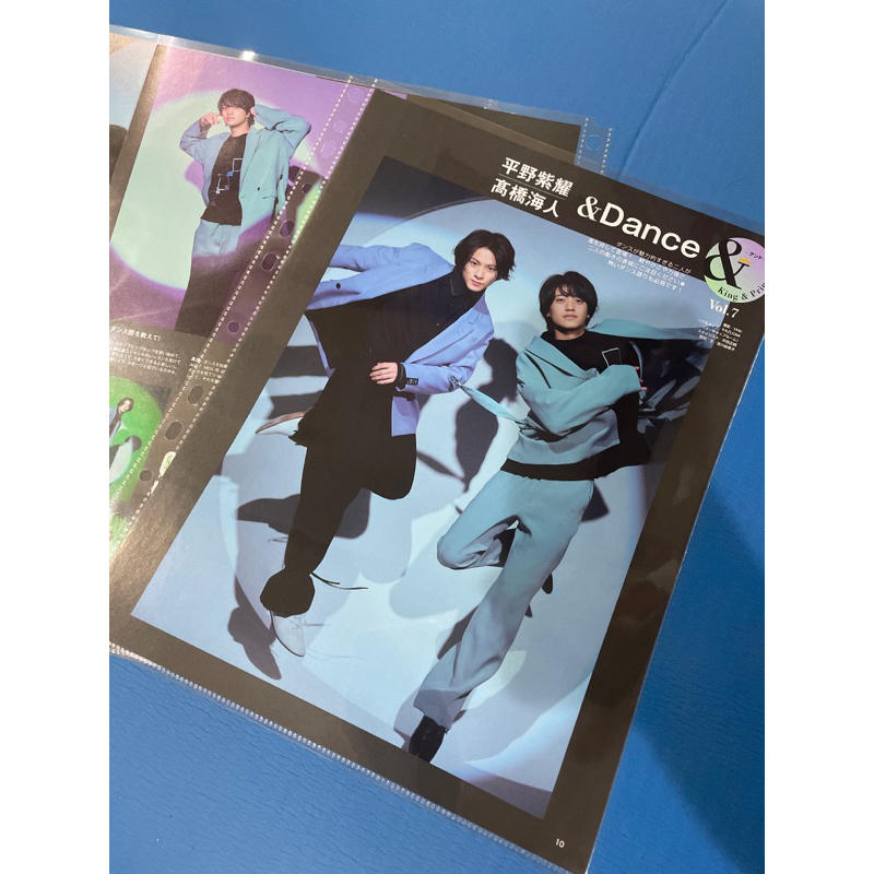 買家保留 有裁邊]日文雜誌切頁內頁 king&prince 平野紫耀 高橋海人3張4面 蝦皮購物