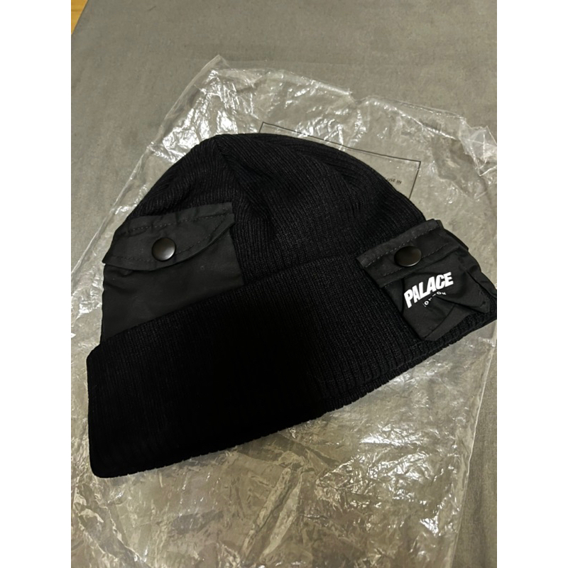 Palace C-pocket Beanie black O/S SS21 毛帽口袋全新| 蝦皮購物