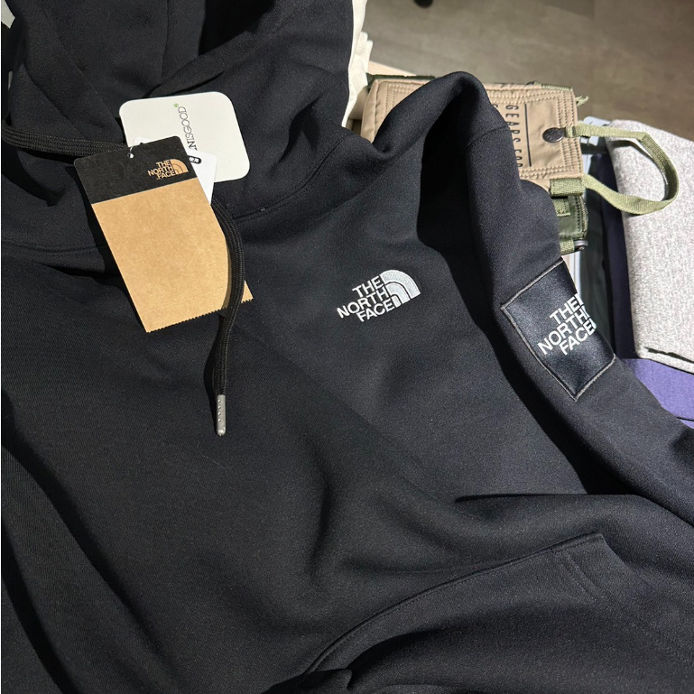 The north face clearance heather logo big hoodie