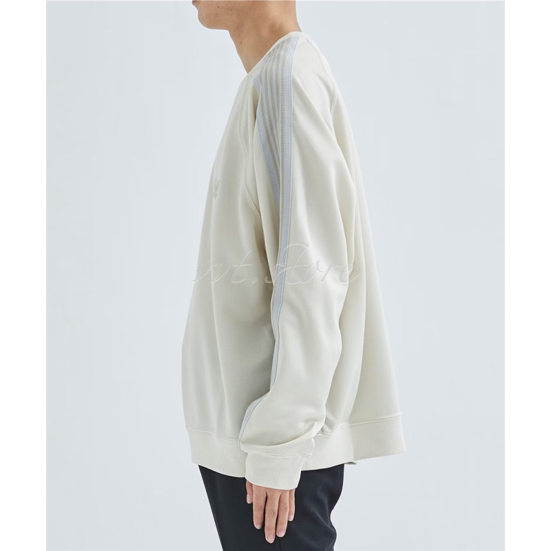 NEEDLES x STUDIOUS 別注23SS TRACK CREW NECK SHIRT 長袖衛衣套衫