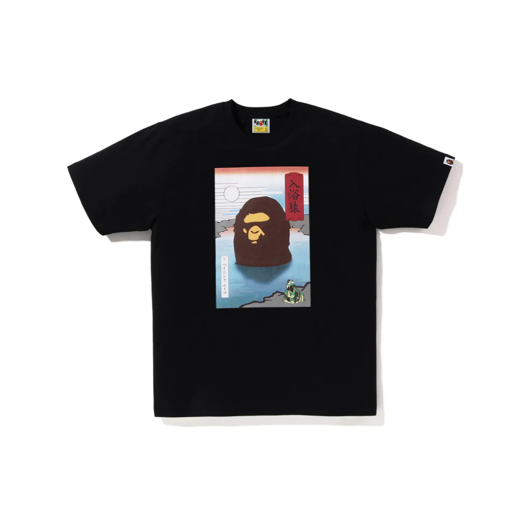 日貨代購CITY】APE BAPE JAPAN SOUVENIR TEE 1 入浴泡湯溫泉猿人短T