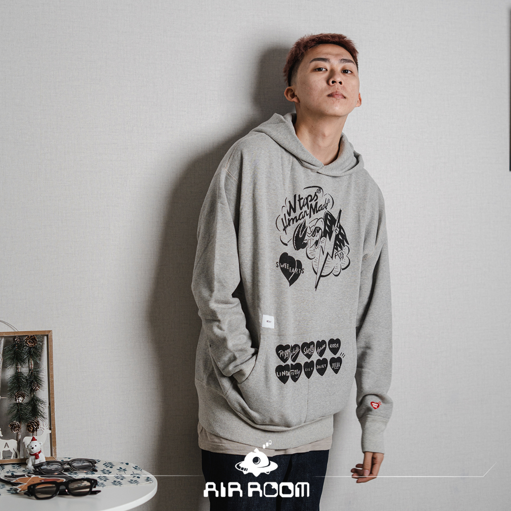☆AirRoom☆【現貨】WTAPS HUMAN MADE HOODED SWEATSHIRT #2 聯名帽T