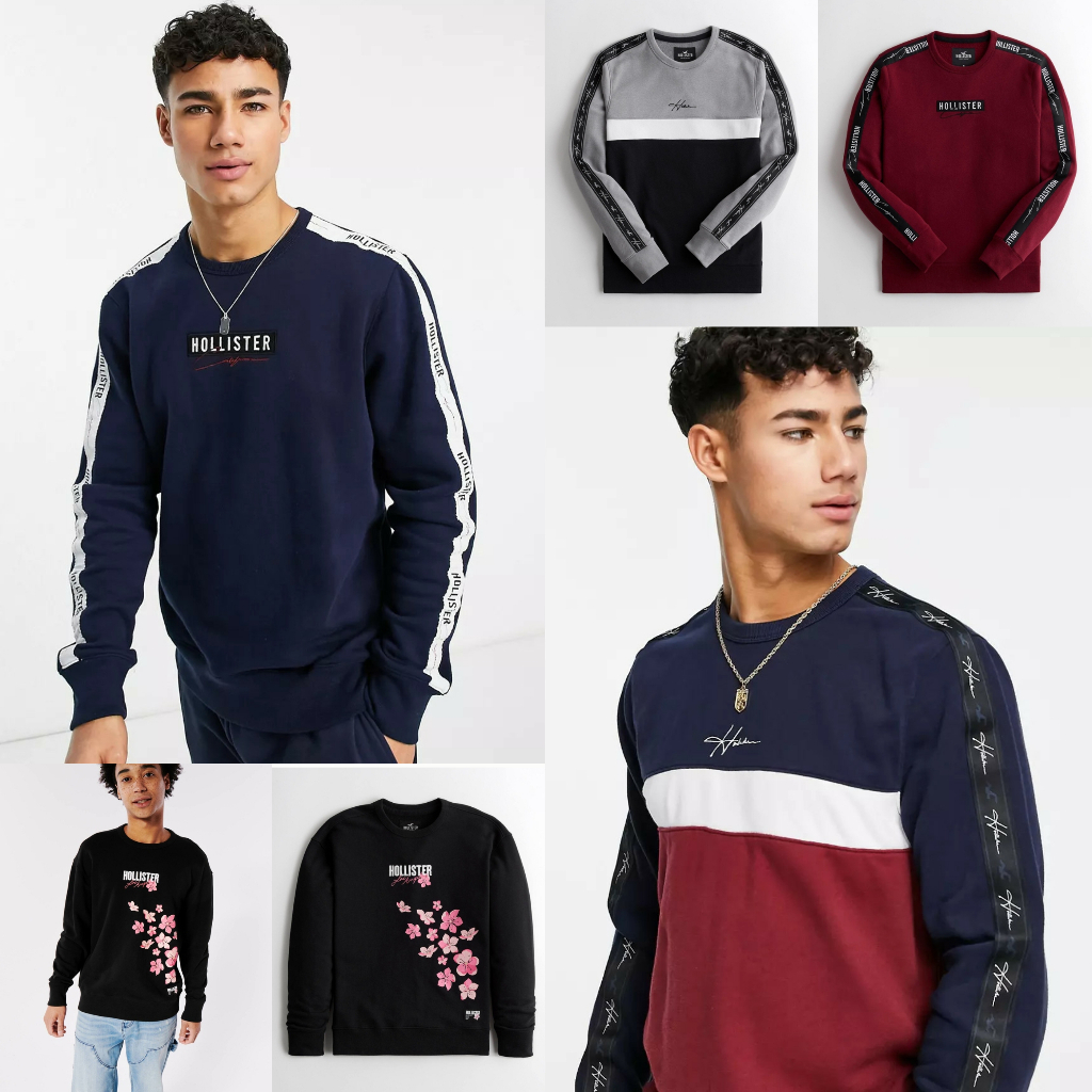 Hollister海鷗】男款大學T 蝦皮購物