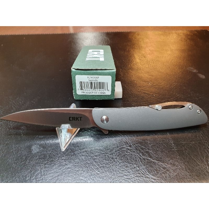 【絕版品】CRKT Ken Onion Swindle紳士EDC折刀 3.2" 非Spyderco, Benchmade 蝦皮購物