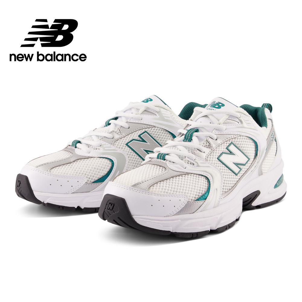 New Balance】 NB 復古運動鞋_中性_白銀綠_MR530AB-D楦530 | 蝦皮購物