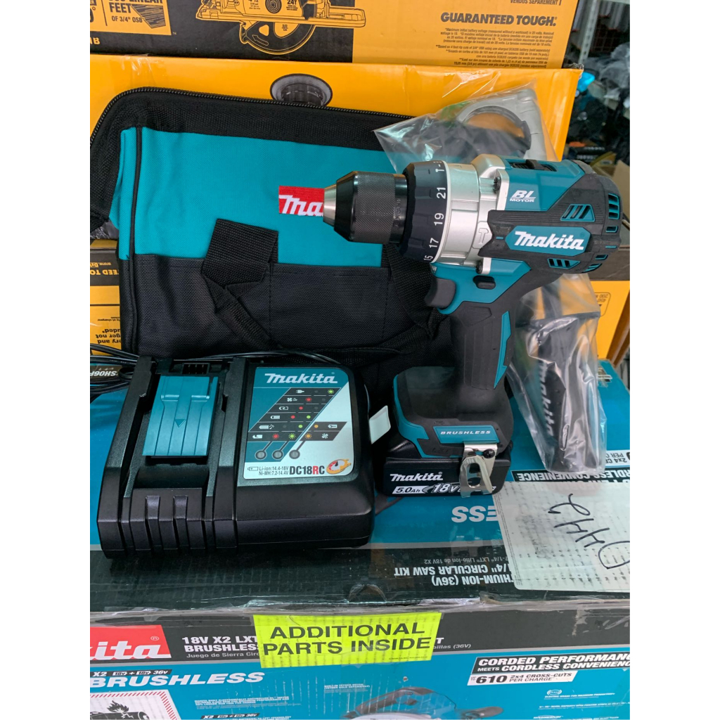全新 Makita 牧田 無刷 18V XPH14 ( DHP 486 ) 三功能 震動電鑽 含把手 套裝 | 蝦皮購物