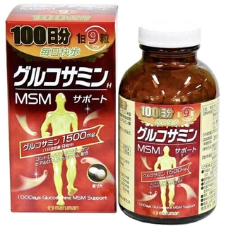 日本 Maruman 每日快步 高純度葡萄糖胺 MSM 膠原蛋白 鯊魚軟骨素 900錠