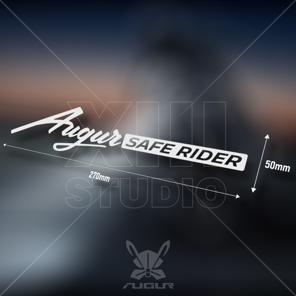 XIII_YAMAHA AUGUR SAFE RIDER 反光車貼 | 蝦皮購物