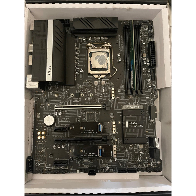 MSI Z590A pro主機板保固到2024年 | 蝦皮購物