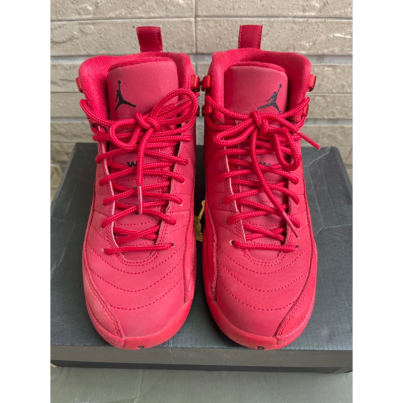 The all red hot sale jordan 12