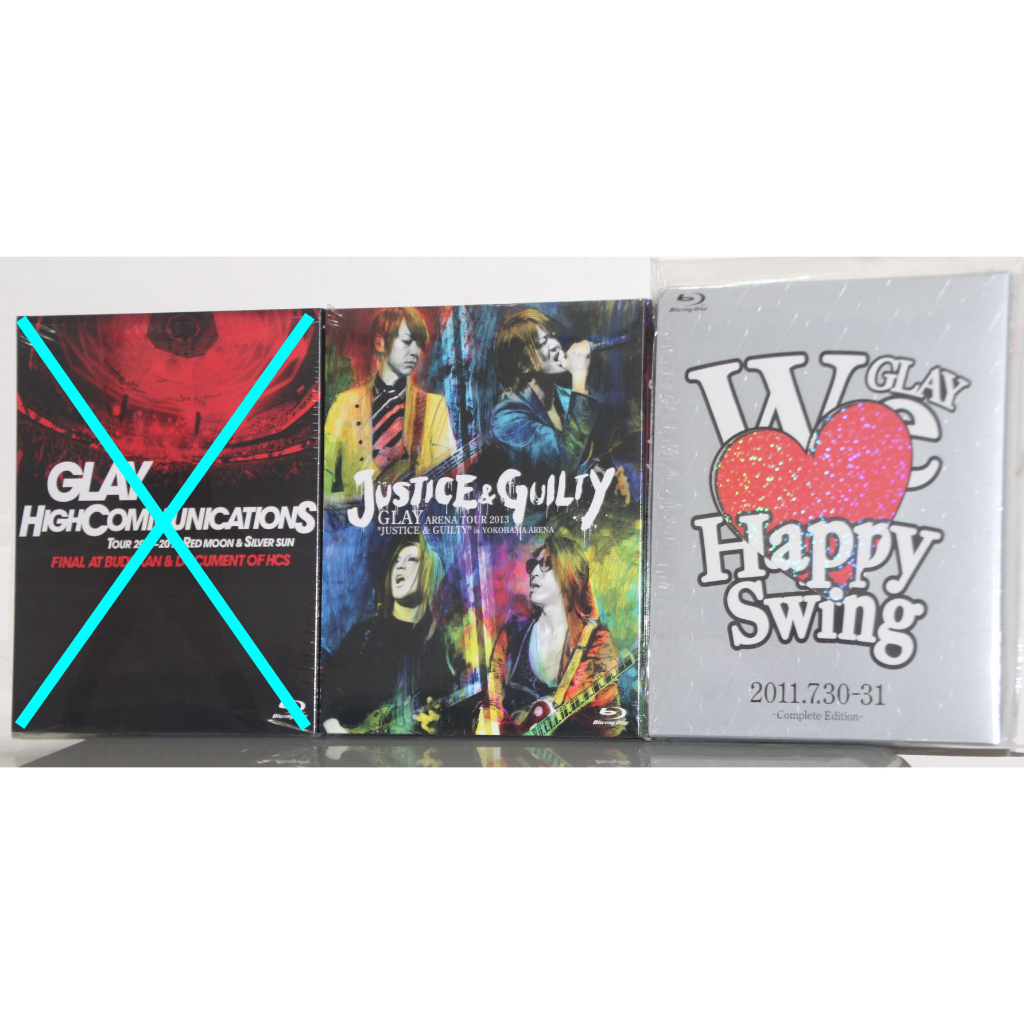 藍光HD高畫質』WE ♡ LOVE HAPPY SWING GLAY LIVE BOX VOL.1 演唱會