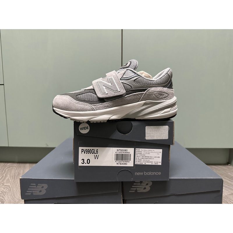 New Balance PV990GL6 中童 3Y 21cm 全新 23年新款 990v6 990