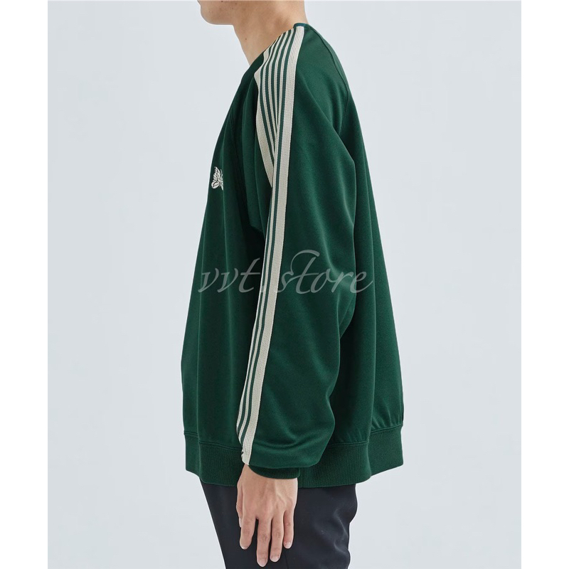 NEEDLES x STUDIOUS 別注23SS TRACK CREW NECK SHIRT 長袖衛衣套衫